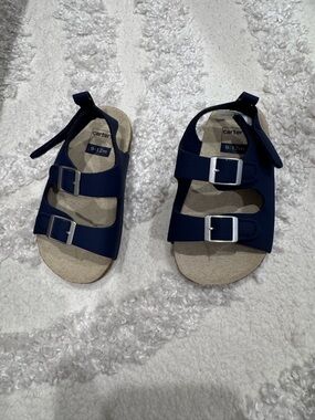 Carter's Navy Buckle Strap Toddler Sandals